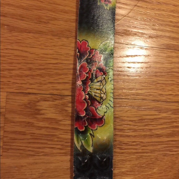 Ed Hardy Handmade Leather Belt - Picture 4 of 10
